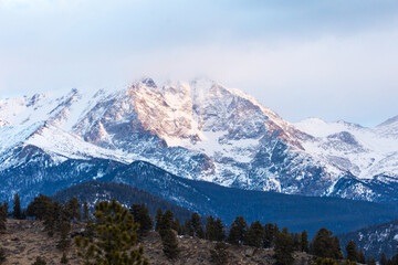 Sunrise in Rocky Mountain National Park Mountain Range