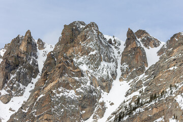 Rocky Mountain National Park, Mountain Peaks, Snow