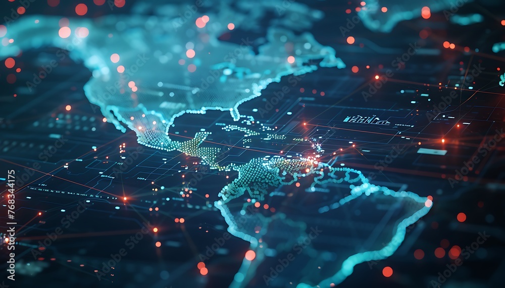 Poster Interconnected Worlds, Exploring a Global Supply Chain through 3D Holography