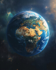 Obraz premium earth in space illustration
