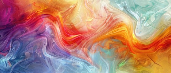 Fototapeta na wymiar Colorful swirld abstract art background image and abstract multicolor background with motion wave digital art