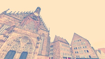Germany Nuremberg Church of Sebald along Rhine river and Danube river
