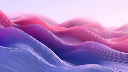 Digital pink purple gradient layered wave abstract graphic poster web page PPT background with generative