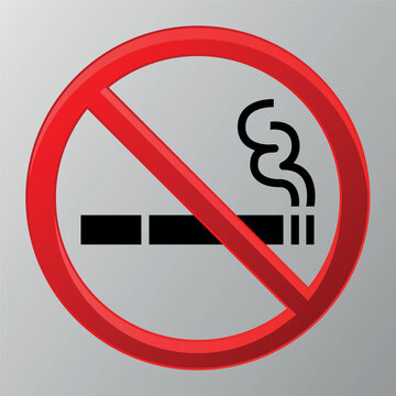 no smoking vector, no smoking icon, no cigarettes