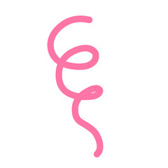 Fototapeta premium Curly Doodle Line Element