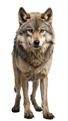 wolf isolated on white