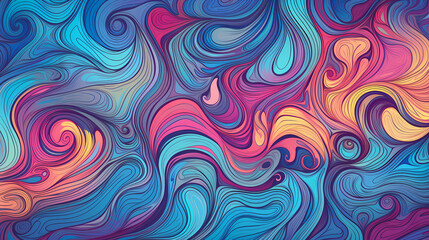 Fototapeta premium Abstract liquid water ripple watercolor design background