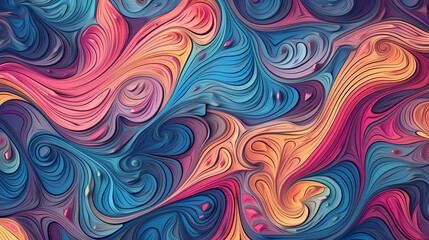 Fototapeta premium Abstract liquid water ripple watercolor design background