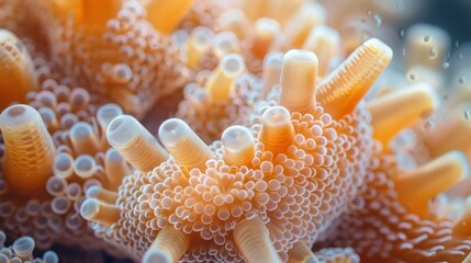 Microscopic view of nutrient absorption in the body