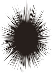 Obraz premium Irregular Explosion Lines