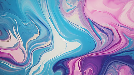 Obraz premium Multicolored pattern with abstract waves