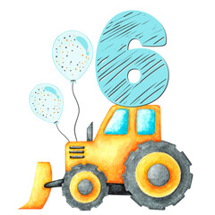tractor with a bucket © betania