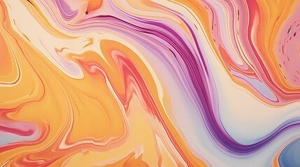 Obraz premium Multicolored pattern with abstract waves
