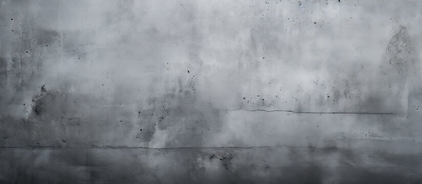 A close up of a grey concrete wall with a blurred background, resembling a monochrome photography of a natural landscape with water, sky, and horizon