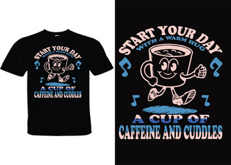 Coffee unique T-shirt design 