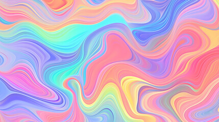 Fototapeta premium Psychedelic multicolored abstract background with swirls