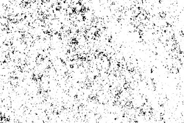 Grunge black and white texture. Abstract monochrome  background pattern of cracks, chips, scratches, stains, scuffs. Vintage old surface