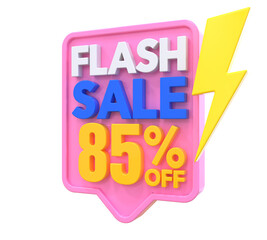 85 Percent Flash Sale Off 3D Render