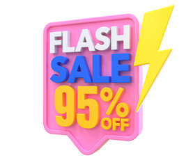 95 Percent Flash Sale Off 3D Render