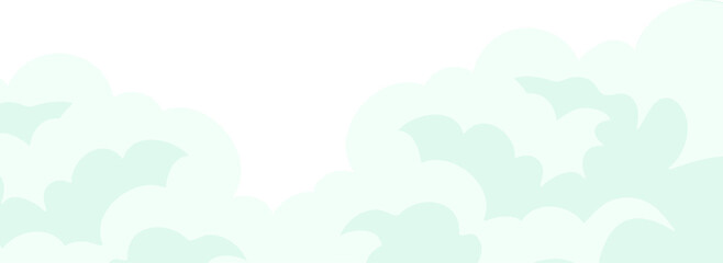 Cumulus, clouds, sky background illustration