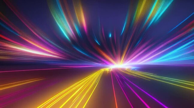 animation, motion effect, dynamic, neon explosion, size 3880x2160, 60fps
