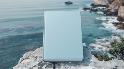 Blank mockup of a captivating ebook cover for a travel guide.
