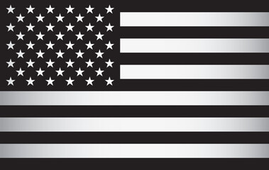 Obraz premium Flag of the United States vector graphic design