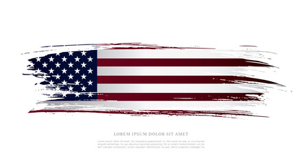 Flag of the United States vector graphic design