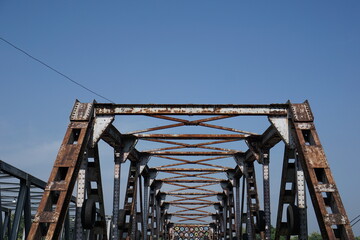 Fototapeta premium Old Bridge at Bantul Yogyakarta