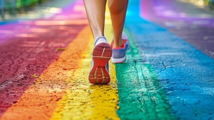 Dive into the rainbow of possibilities, and in this marathon journey
