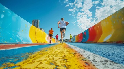 the power of colors to propel you forward on your marathon