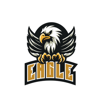 Illustration Eagle Mascot Logo