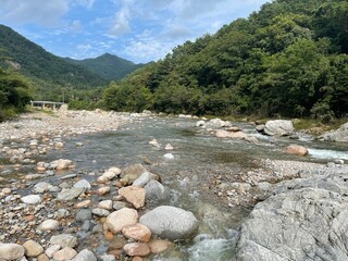 한적한 시골의 어느 계곡