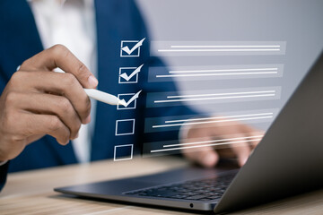 Business performance checklist, Business evaluation, project approval and enhancing business...