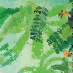 Oil paintings and various flowers, animals, tigers, and beautiful scenery