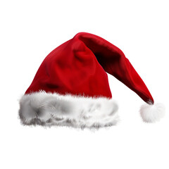 Traditional Christmas red Santa Claus Hat with Seasonal Cheer: Christmas celebrations - 768398584