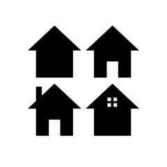 Home Icon. House, Residence Symbol - Vector.   