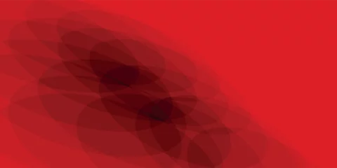 Deurstickers Abstract red background with circles. Dynamic shapes composition. modern © ILHAM