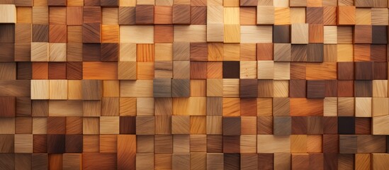An up-close view of a wooden wall displaying an array of different colors and shades, creating a vibrant and diverse visual appeal