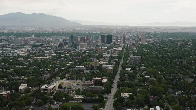 Wide View of Urban Area, Salt lake City
