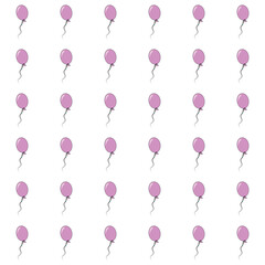 Purply magenta balloon pattern