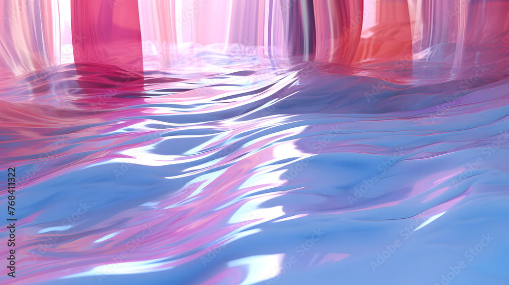 Wall mural digital technology transparent colorful water abstract graphics poster web page ppt background with 