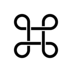 Command Icon. Continuity, Endless. Unlimited Symbol - Vector.