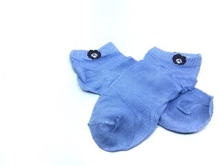 white bear socks on a white background