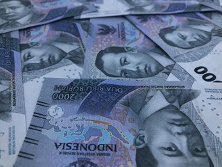 2000 thousand Indonesian paper money