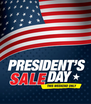 president day sale banner vector graphic design