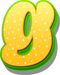 Letter G, Green Leafy Alphabet