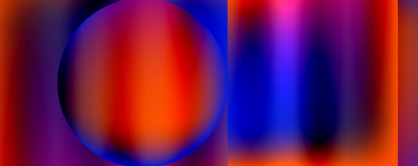 Concept of neon color fluid liquid gradients shapes. Vector Illustration For Wallpaper, Banner, Background, Card, Book Illustration, landing page