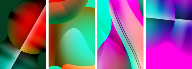 Abstract colors. Abstract backgrounds for wallpaper, business card, cover, poster, banner, brochure, header, website - 768430911