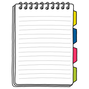 Notebook Notepad Book Paper School Drawing Illustration